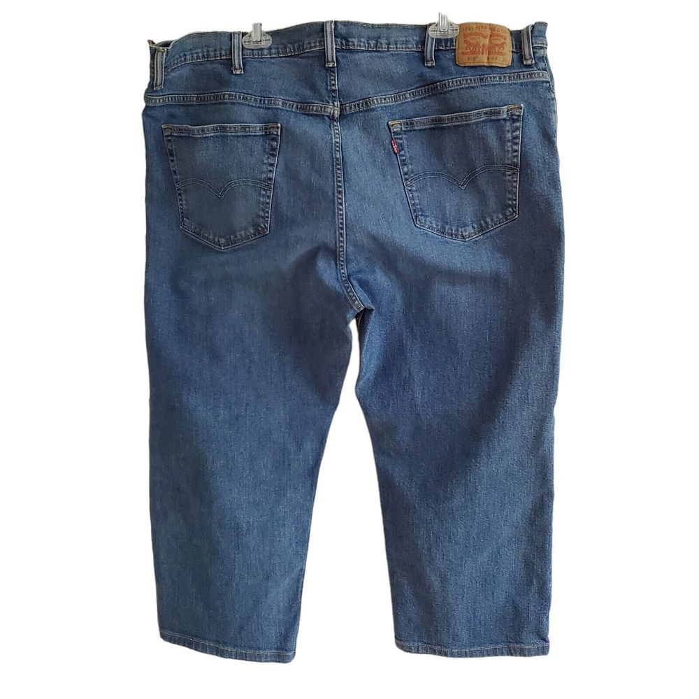 Mens Levis 559 Jeans 48 x 30 Relaxed Straight Leg Medium Wash 5 Pocket Zip Fly